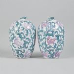 1432 4208 VASES AND COVERS